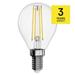 LED žiarovka Filament Mini Globe 6W E14 neutrálna biela