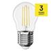 LED žiarovka Filament Mini Globe / E27 / 1,8 W (25 W) / 250 lm / Neutrálna biela