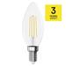 LED žiarovka Filament sviečka / E14 / 1,8 W (25 W) / 250 lm / Neutrálna biela