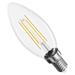 LED žiarovka Filament sviečka / E14 / 3,4 W (40 W) / 470 lm / Neutrálna biela