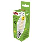 LED žiarovka Filament sviečka / E14 / 3,4 W (40 W) / 470 lm / Neutrálna biela