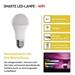 LED žiarovka GoSmart A60 / E27 / 11 W (75 W) / 1 050 lm / RGB / stmievateľná / Wi-Fi 8592920120156