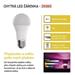 LED žiarovka GoSmart A60 / E27 / 11 W (75 W) / 1 050 lm / RGB / stmievateľná / Zigbee 8592920121108