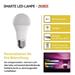 LED žiarovka GoSmart A60 / E27 / 11 W (75 W) / 1 050 lm / RGB / stmievateľná / Zigbee 8592920121108