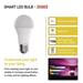 LED žiarovka GoSmart A60 / E27 / 9 W (60 W) / 806 lm / RGB / stmievateľná / Zigbee 8592920121078