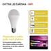 LED žiarovka GoSmart A65 / E27 / 14 W (94 W) / 1 400 lm / RGB / stmievateľná / Wi-Fi 8592920120187