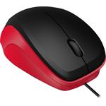 LEDGY Mouse - USB, Silent, black-red SL-610015-BKRD