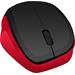 LEDGY Mouse - Wireless, Silent, black-red SL-630015-BKRD