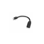 Lenovo - Kabel obrazovky - Mini DisplayPort (M) do HDMI (F) - 20 cm - pro ThinkPad L570; P51; T431s 0B47089