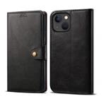 Lenuo Leather flipové pouzdro pro iPhone 14, černá 348340