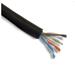 LEXI kábel FTP, Cat5E, drôt, OUTDOOR doublejacket PVC+PE, Fca, cievka 305m - čierna KLEXI65704PE
