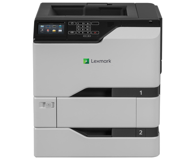 Lexmark CS720dte color laser 38/38ppm, síť, duplex, dotykový LCD + dodatečný vstupní zásobník 40C9137