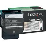 Lexmark originál toner C544X1KG, black, 6000str., return, extra high capacity, Lexmark X544x