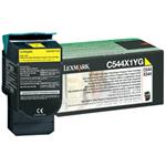 Lexmark originál toner C544X1YG, yellow, 4000str., return, extra high capacity, Lexmark X544x