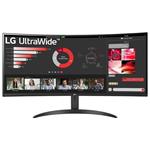 LG monitor 34WR50QC-B VA 34" QHD zakřivený / 3440x1440 /21:9/ 300 cd/m2/ 5ms (GtG)/ HDMI /DP/on screen co 34WR50QC-B.AEU