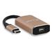 LMP adaptér USB-C to Mini-DisplayPort - Gold Aluminium 7640113434069