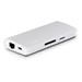 LMP USB-C Travel Dock 9 port - Silver Aluminium 18645