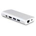 LMP USB-C Travel Dock 9 port - Silver Aluminium 18645