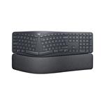 Logitech ERGO K860 for Business/Bezdrátová USB + Bluetooth/US layout/Černá 920-010352