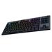 Logitech® G915 TKL Tenkeyless LIGHTSPEED Wireless RGB Mechanical Gaming Keyboard - Clicky - CARBON - UK - INT 920-009535