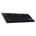 Logitech® G915 TKL Tenkeyless LIGHTSPEED Wireless RGB Mechanical Gaming Keyboard - Clicky - CARBON - UK - INT 920-009535