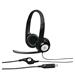 Logitech Headset H390, drátový, USB, čierna 981-000406