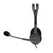 Logitech Headset Stereo H111/ drátová sluchátka + mikrofon/ 3,5 mm jack/ šedá 981-000593