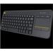 Logitech® K400 Plus Wireless Touch Keyboard - DARK - US INT'L - 2.4GHZ - N/A - INTNL 920-007145