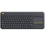 Logitech® K400 Plus Wireless Touch Keyboard - DARK - US INT'L - 2.4GHZ - N/A - INTNL 920-007145