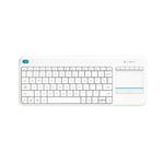 Logitech® K400 Plus Wireless Touch Keyboard white SK/CZ 920-007152