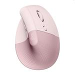 Logitech® Lift Vertical Ergonomic Mouse - ROSE/DARK ROSE - EMEA 910-006478