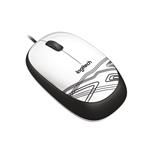 Logitech M105 - Myš - optický - kabelové - USB - bílá 910-002944