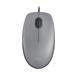 Logitech M110 Silent - Myš - pravák a levák - optický - 3 tlačítka - kabelové - USB - středně šedá 910-005490