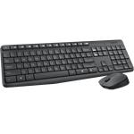 Logitech MK235 - Klávesnice a sada myši - bezdrátový - 2.4 GHz - US mezinárodní 920-007931