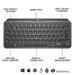 Logitech MX Keys Mini - bezdrôtová podsvietená klávesnica, US - grafitová 920-010498-US