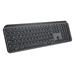 Logitech® MX Keys Plus Advanced Wireless Illuminated Keyboard with Palm Rest - GRAPHITE - US INT'L - INTNL 920-009416