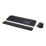 Logitech MX Keys S Combo - Klávesnice a sada myši - podsvícená - bezdrátový - Bluetooth LE - AZERTY 920-011607