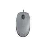 Logitech myš Corded M110 tichá, šedá, EMEA 910-006760