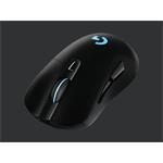 Logitech myš Gaming G703 Lightspeed Wireless/ optická / 6 tlačítek / 12000dpi - černá 910-005640