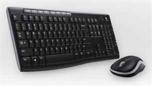 Logitech Wireless Combo MK270 - Klávesnice a sada myši - bezdrátový - 2.4 GHz - CZ, s bezdrôtovou 920-004527