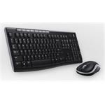 Logitech Wireless Combo MK270 - Klávesnice a sada myši - bezdrátový - 2.4 GHz - CZ, s bezdrôtovou 920-004527