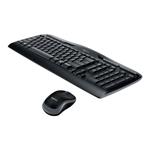 Logitech Wireless Combo MK330 - Klávesnice a sada myši - bezdrátový - 2.4 GHz - angličtina - britsk 920-003986