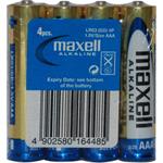 LR03 4S AAA Alk MAXELL 4902580164485