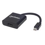 MANHATTAN Adapter mini DP na HDMI, aktivní, černá 152570