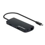 MANHATTAN Adapter SuperSpeed USB-C Male na HDMI Female, černá 152372