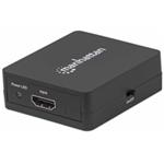 Manhattan HDMI rozdělovač, 1080p 2-Port HDMI Splitter, USB Powered, černá 207652