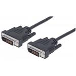 MANHATTAN kabel DVI-D Dual Link Male to DVI-D Dual Link Male, Black, 3 m 371803