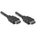 MANHATTAN kabel HDMI s Ethernetem, stíněný, 1m, Black