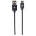 MANHATTAN kábel Hi-Speed USB-C, C Male / A Male, 2 m, čierny 354929