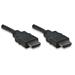 MANHATTAN kabel High Speed HDMI 3D, Male to Male, stíněný, černý, 10m 322539